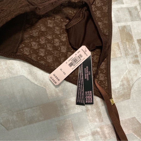 Icon by Victoria's Secret Icon Lace Adjustable Thong Panty - Picture 2 of 3